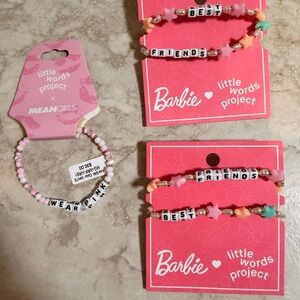 Little words project Barbie Friendship Bracelets Set and mean girls